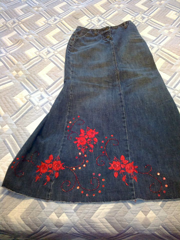 ремонт вещей вышивкой